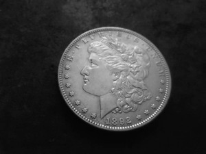 1892 Morgan Silver Dollar