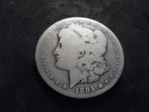 1895 O Morgan Silver Dollar