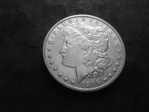 1896 O Morgan Silver Dollar