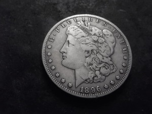 1896 S Morgan Silver Dollar