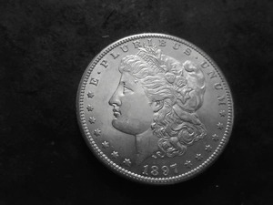 1897 S Morgan Silver Dollar