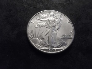 1942 Walking Liberty Silver Half Dollar