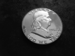 1962 Franklin Silver Half Dollar Cameo Proof