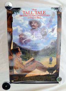 lot 11 image: 1995 Disneys Tall Tale Sided Original Movie Theater Poster