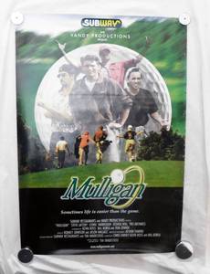 lot 12 image: 2002 Subway Restaurants and Vandy Productions Mulligan Single Sided Original Advance Movie Theater Poster