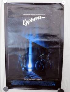 lot 18 image: 1985 Explorers Single Sided Original Movie Theater Poster
