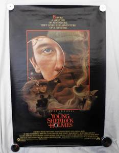 lot 4 image: 1985 Young Sherlock Holmes Single Sided Original Movie Theater Poster