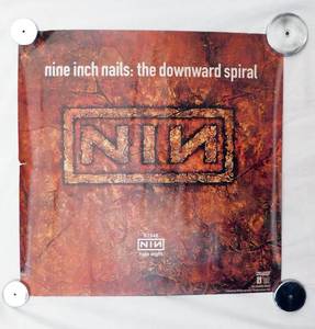 lot 26 image: 1994 Nine Inch Nails Downward Spiral Promotional Poster