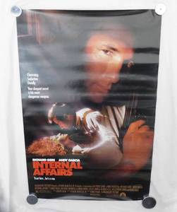 lot 20 image: 1990 Internal Affairs Single Sided Original Movie Theater Poster