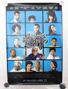 lot 35 image: 2011 Tyler Perrys Madeas Big Happy Family Double Sided Original Advance Movie Theater Poster