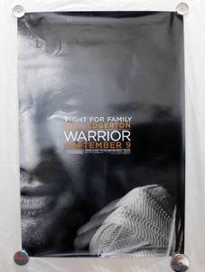 lot 36 image: 2011 Warrior Double Sided Original Advance Movie Theater Poster