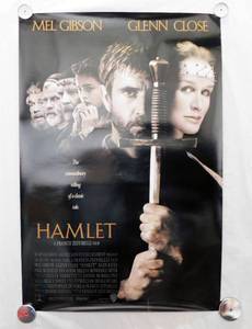 lot 40 image: 1990 Hamlet Double Sided Original Movie Theater Poster