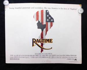 lot 56 image: 1981 Ragtime Single Sided Half Sheet Movie Theater Poster