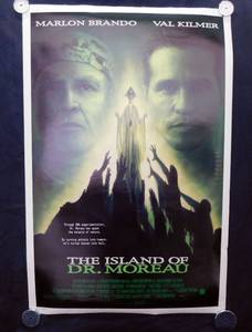 lot 64 image: 1996 The Island of Dr Moreau Double Sided Original Movie Theater Poster