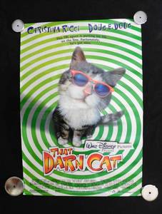 lot 66 image: 1997 That Darn Cat Single Sided Original Movie Theater Poster