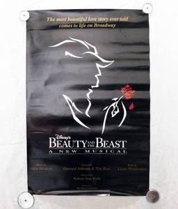 lot 8 image: Disneys Beauty and the Beast - The New Musical - Broadway Poster