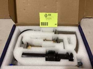 lot 40 image: UKISHIRO Dowell 8 in. Waterfall Widespread 2-Handle Bathroom Faucet With Pop-up Drain Assembly in Spot Resist Brushed Nickel Customer Returns See Pictures