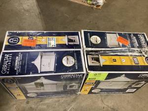lot 10 image: Lot of 2 Gibraltar Mailboxes Aluminum Post Mount Mailbox   Customer Returns See Pictures