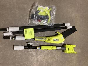 lot 25 image: RYOBI 40V 10 in. Cordless Battery Pole Saw (Tool-Only)    Customer Returns See Pictures