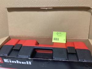 lot 53 image: L70 E-Box Universal Protective Tool CaseStorage Box, Great for GrinderDrillDriverBatteriesAccessories and More by Einhell Customer Returns See Pictures