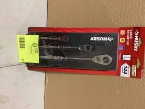 lot 57 image: Husky 144-Position Ratchet Set with EVA Tray (3-Piece)  Customer Returns See Pictures