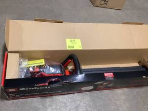 lot 69 image: Einhell 25V 28in. Cordless Hedge Trimmer Customer Returns See Pictures