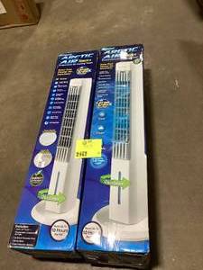 lot 70 image: Lot of 2 Artic Air Evaporative Cooling Fan Customer Returns See Pictures