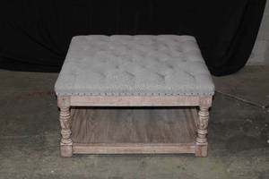 Tufted Square Ottoman