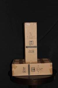 Set of 2 Black Naomi Home Nightstands in the box