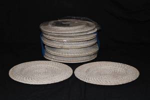 Set of 12 Woven Plate Chargers
