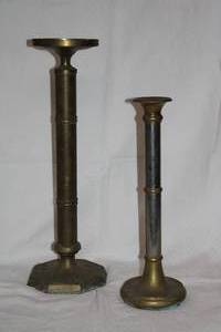 Set of Brass Candleholders