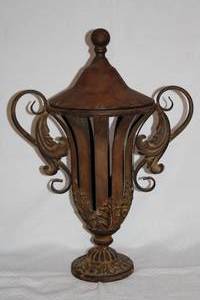 Metal Urn with lid