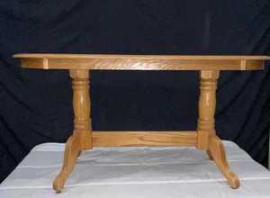 Oblong Oak Console Table