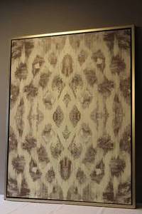 Large modern, abstract, pattern framed art