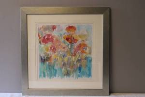 Pastel Flowers Watercolor Print