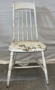 distressed, dining room chair