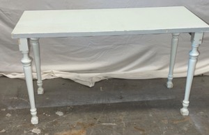 white coffee table