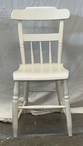White dining room chair