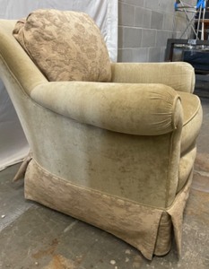 Tan upholstered Livingroom chair