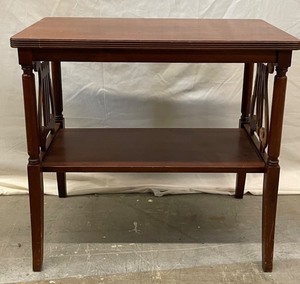 wood end table