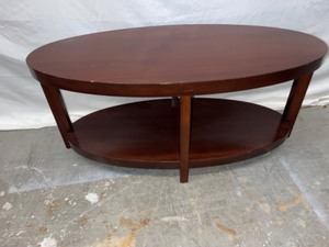 Oval Two-Tier Coffee Table