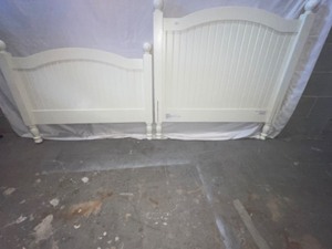 Twin size headboard and foot board