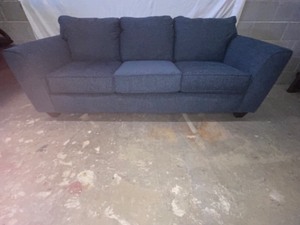Navy blue couch