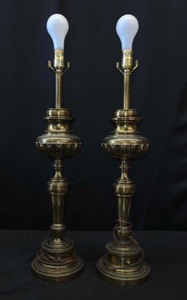 Stiffel Brass table lamps