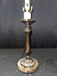 Granite base table lamp