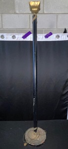 Antique metal floor lamp
