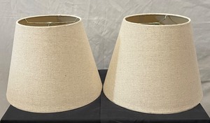 Set of 2 Tapered Lampshades