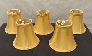 Set of 5 Small Silk Lampshades