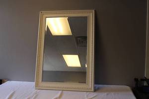 White decorative mirror