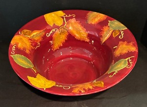 lot 109 image: Fall Themed Gates Way Serving Bowl